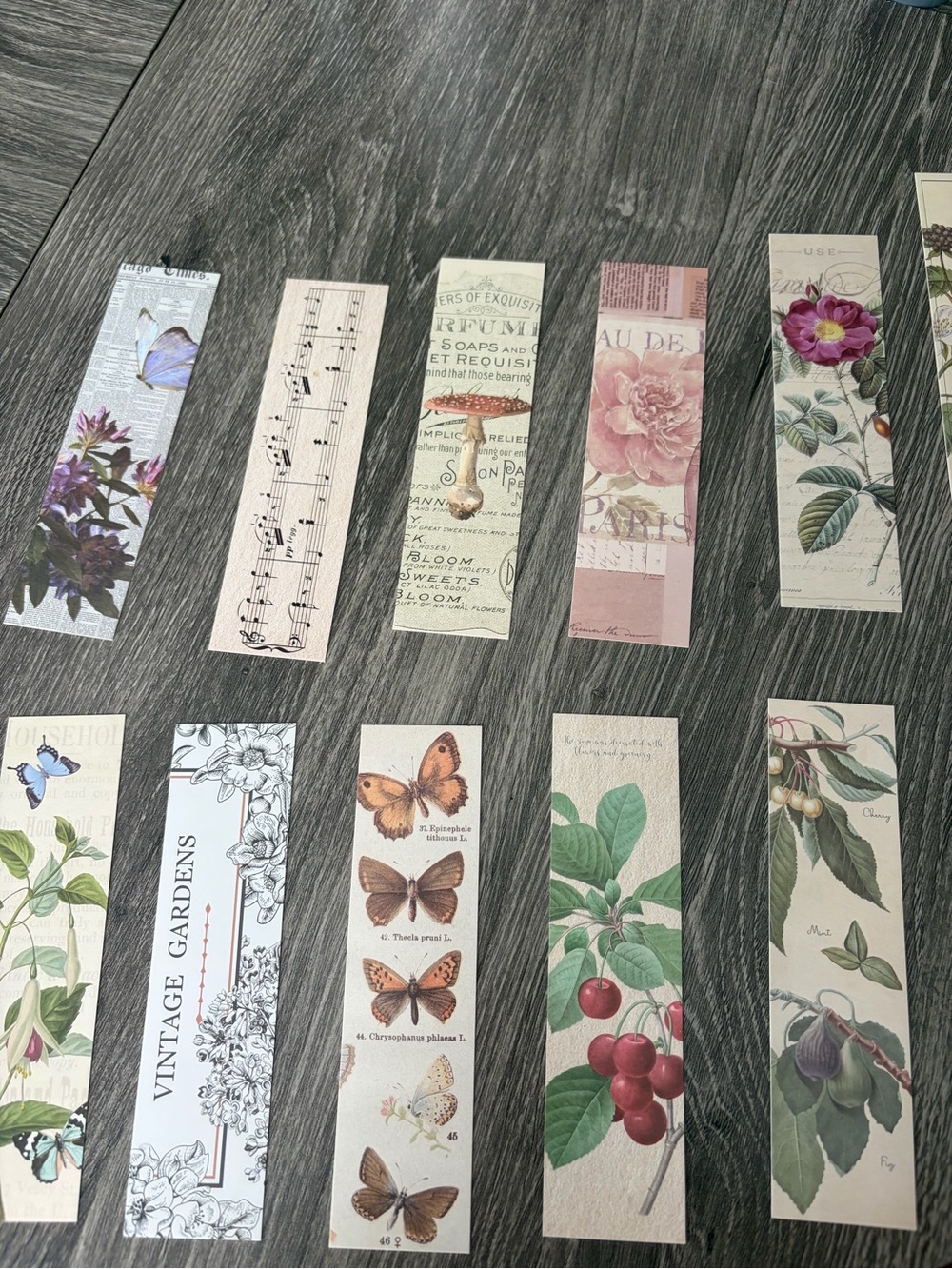 5 Assorted Bookmarks | Floral, Vintage & Artistic Designs